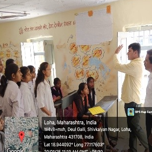 Field Visit Dr. Helen Keller Blind Residential School Loha